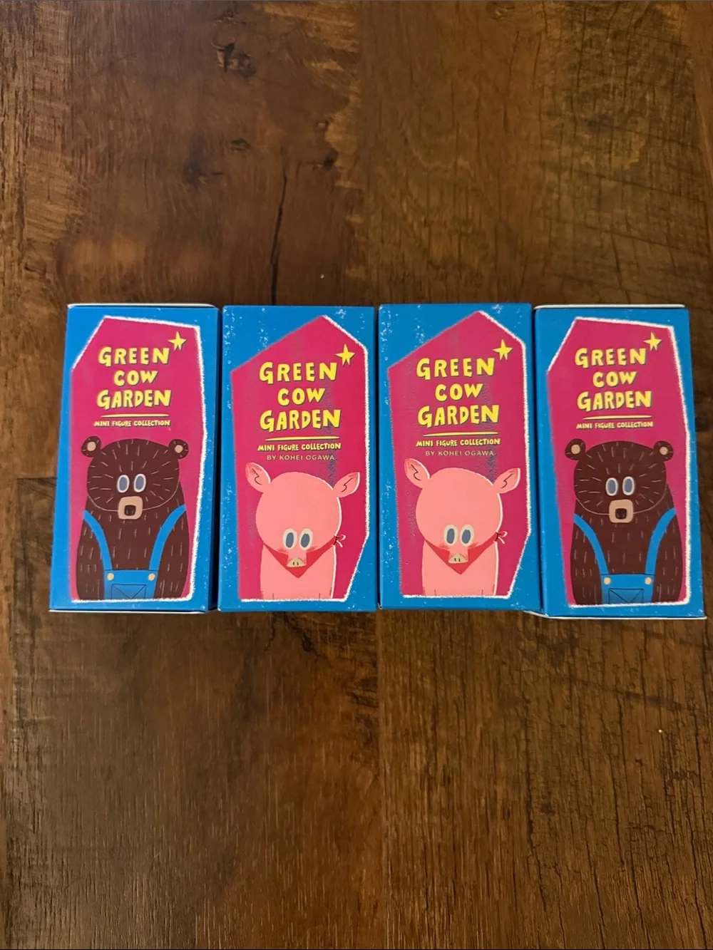 Green Cow Garden Mini figure series 4-pack